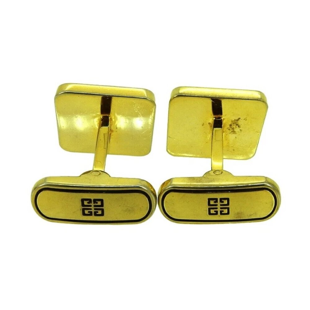 GIVENCHY cuffs Gold black Women Authentic secondhand